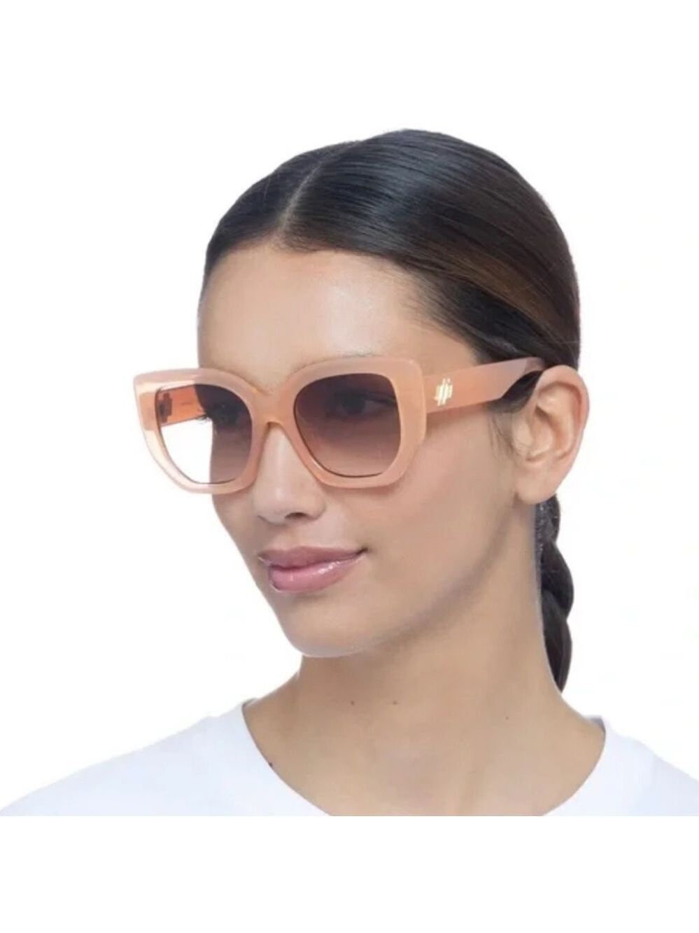 Le Specs Euphoria Pink Mimosa Sunglasses New